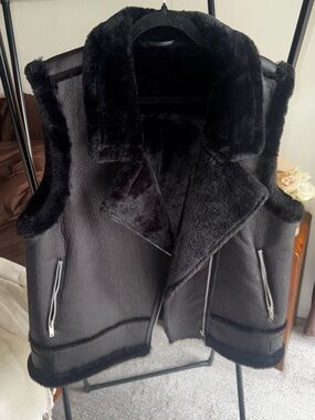 FAUX FUR Vest Jacket